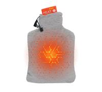 USB Heated Pillow, with Adjustable Heat Settings, 30x20cm, Electric Hot Water Bottle,Rechargeable Electric Hot Water Bottle, Enhanced Comfort, for Back, Stomach, Neck Patients Elderly Students