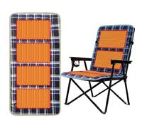 USB Heated Seat Cushion, Portable Heated Pad with 3 Temperature Levels & 4 Heating Zones,Warm Chair Cushion for Camping Fishing Office Chair Stadium Seats (No Power Bank)