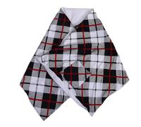 USB Heated Shawl 63.0x23.6in Soft Skin Friendly 3 Heat Settings Wearable Heated Throw for Home Camping Velvet Mink Carbon Fibre (Red Plaid)