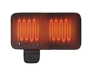 USB Heated Stadium Seat Cushion - Portable Electric Heating Pad for Camping Chair, 3 Gear Adjustable Temp Warmer Mat for Outdoor Fishing Sports Bleachers, Office Car Back Support Oxford Cover