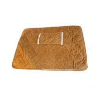 USB Heated Throw, Cordless Heating Shawl with Constant Heat Pad, Washable Electric Blanket in For Crystal Velvet, Portable Lap Warmer for Office Desk, Travel(brown)