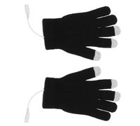 USB Heated Touch Screen Gloves with Heating Pads for Winter | Cotton and Electronic Components, Computer USB or Charger Power Supply, Flexible Finger Movement for Typing