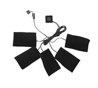 USB Heating Pad for Clothes - Electric Heating Pads with 3 Temperature Levels, Waterproof, Foldable & Portable for Back, Neck, Belly and Pets