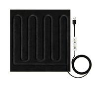 USB Heating Pad - Plug in Heating Pad, Carbon Fiber Layout - Soft Portable USB Warmer Layout with 3 Timing Modes for Muscle Relief Tension Relief On-The-Go