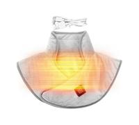USB Heating Shawl - 1.18in Rechargeable Neck Pad, cozys Thermal Scarf, Portable Shoulder Warmer with Power Bank Connection | Comfortable Heated Wrap for Winter Chill, Stress Relief, Muscle Relaxation