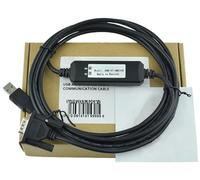 USB-HNC100 Applicable Controller Debugging Cable Programming Cable USB Port Data Download Cable Communication Cable Dual Chip Design Industrial Grade 3 M