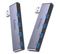 USB Hub 2Pack Right Module, Fidioto 4-Port USB Hub(1 * 3.0 Port, 3 * 2.0 Port) USB Splitter USB Expander for Laptop, Xbox, Flash Drive, HDD, Console, Printer, Camera,Keyborad, Mouse