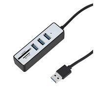 USB Hub 3.0 Multi USB 3.0 Hub USB Splitter High Speed TF SD Card Reader All in One for PC Computer Accessories (Color : A)