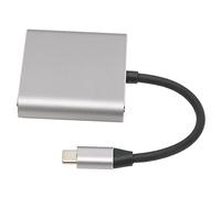 USB Hub, 3 in 1 4K USB C to HD Multimedia Interface Hub, UHD 3840x2160 30Hz Type C to HD Multimedia Interface 4K USB 3.0 USB C Hub