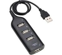 USB Hub, 4 Port USB 2.0 Distribution Splitter, Super Multiport Fast Data HUB Adapter Converter for Notebook Laptop PC