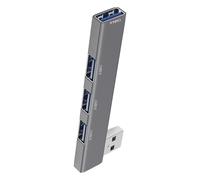 USB Hub - 4 Port USB Adapter, USB Hub for Charging, USB 3.0 Splitter for Laptop, PC, Flash Drive, Printer | High Speed USB Hub, Portable Multiport Expander for Written
