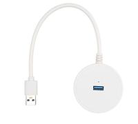 USB Hub 4 USB3.0 Ports, 5Gbps High - Speed Data Transfer, 10TB Large Capacity Support, 4 Port USB 3.0 Splitter for, OS X, Linux with Type C Compatibility