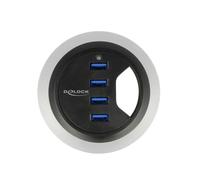 Delock 62868 USB hub 4 ports USB 3.2 Gen 1 Black