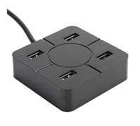 USB Hub Adapter, Hub USB3.0 Splitter 4-in-1 Docking Station 4-Port Multipurpose Laptop Accessory for Expansion, High-Speed Data Transfer, Supports Large File Transfer in Seconds