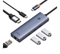 Usb Hub Baseus Black Grey (1 Unit) NEW