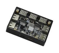USB Hub Board with Type-C Input Design and 5V Output Planning for Desktop Storage Devices and Multi USB Workstation Builds Splitter Board Powered Hub Pcb Type C Input Device Expander Workstation Ports