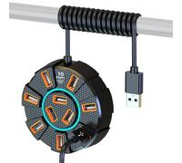 USB Hub, Computer USB Port Hub, 4K Docking Station, 5GBps Data Transfer, Multiport USB Hub, USB Data Ports, USB Card Reader, Printer USB Hub, Camera USB Hub, Keyboard USB Hub