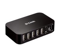 D-Link DUB-H7 USB 2.0 Type-B 480 Mbit/s Black