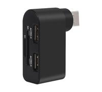 USB HUB for PC, 4 Ports USB 2.0 Hub Dock - Laptop, Tablet, Notebook, Desktop PC Rotatable USB Hub USB 2.0 Fast Rotation Multifunction 480Mbps USB Hub Swivel 3 Port Hub Hub 480Mbps Fast USB