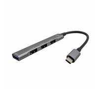 I-Tec Metal USB-C Hub – 1x USB 3.0 + 3x USB 2.0 – Compatible with USB-C/Thunderbolt