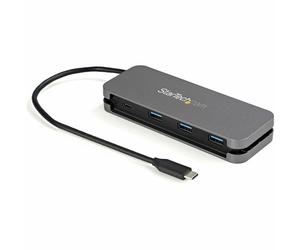 USB Hub Startech HB30CM3A1CB Black Grey Black/Grey