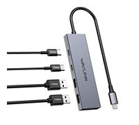 USB Hub, WAVLINK USB-C hub with 10 Gbps USB-C & USB-A Data Ports, 2* usb-c 3.2, 2* usb-a 3.2 Ports for Mac, Dell, XPS, Windows, Thinkpad