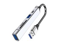 USB Hubs USB Splitter 5 In 1 Fast Speed USB Extension Adapter With Type C USB3.0 2.0 Card Reader For Laptops