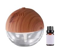 USB Humidifier 200ml with 7 LED Colours, Compact Aroma Diffuser 3W with Dry Run Protection, Quiet Humidifier for Bedroom, Office and Home