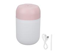 USB Humidifier Small Portable Silent Household Moisturizing Skin 260ml Desktop Humidifier for Travel Room (Pinkish)