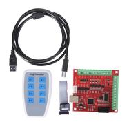 USB Interface Controller CNC Board CNC Controller Card CNC Motion Control Card 100Khz with Jog Handler for Engraving Milling Machine