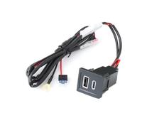 USB Interface Panel Console USB Socket Compatible With VW For For T5 2008-2012 Car Central Control Lower Right Hole For Charger Socket PD QC3.0