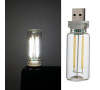 USB Interior Car Lights, USB Retro Car Interior Atmosphere Lights, Touch Adjustment Plug-in USB Automotive Night Lamps, Mini LED Bulb Lamp for Car, Bedroom