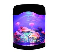 USB Jellyfish Aquarium Electric Aquarium Tank Night Lights LED Jellyfish Mood Lights with Color Changing for Living Room Home Bedroom Desktop Decoration Gift for Kids and Adults