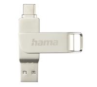 USB Key "C-Rotate Pro" USB-C 3.1/3.0, 128GB, 100MB/s, Silver