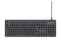Hama CK-100 Wired USB Multimedia Keyboard, AI Assistant, Quiet Keys, D