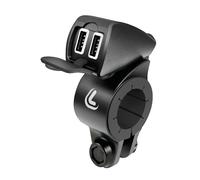 USB Lamp For Motorcycle Double USB Charger Waterproof, Handlebar