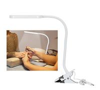 USB LED Desk Lamp, Touch Switch LED Tattoo Table Lamp Eye Nail Art Desk Light Dimmer for Office Reading & Relaxation & Bedtime & Tattoo Light & Studying (White)