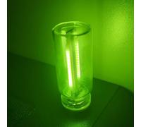 USB LED Interior Atmosphere Light, Plug-in USB Ambient Retro Lighting, Mini LED Car Interface Charging Night Light for Bedroom, Hallway (Green)