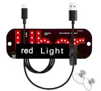 USB LED Windshield Sign for Driver, USB LED Light Signs for Car, Touch Control Taxi Light with Suction Cups, Light Board Sign Suitable for All Cars, for Ride Sharing, Passenger Info (#3)