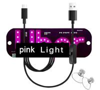 USB LED Windshield Sign for Driver, USB LED Light Signs for Car, Touch Control Taxi Light with Suction Cups, Light Board Sign Suitable for All Cars, for Ride Sharing, Passenger Info (#2)