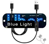 USB LED Windshield Sign for Driver, USB LED Light Signs for Car, Touch Control Taxi Light with Suction Cups, Light Board Sign Suitable for All Cars, for Ride Sharing, Passenger Info (#4)