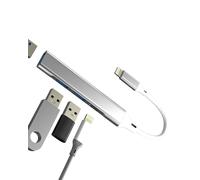 USB Lightning Adapter for iPhone 14 13 Pro Max Digital Camera OTG Cable Converter Adaptador for Apple for iPad Lighting Connector Card Reader Charger Charging Port Data Transfer Memory Stick Splitter