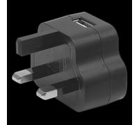 Sealey USB Mains Charger 5V-1A