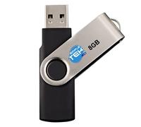 Hama Rotate Flashpen, USB 2.0, 8 gb, 10Mb/S - Black - Silver