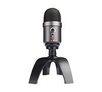 USB Microphone Computer PC Mic Heart-shape directional Condenser Conferencer with Stand Plug and Play Dynamic RGB Lighting Compatible with Windows MacOS for Meeting Streaming Singing Recording