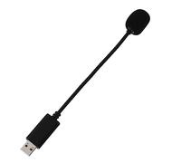 USB Microphone Laptop Condenser Mic Holder Headset Microphones Gooseneck Computer Synth Lapel Portable Karaoke Machine Black The Microphone Shell Is Abs Glue