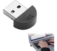 USB Microphone, Mini Plug & Play Recording Mic for PC/Mac, Noise-Cancelling Studio-Quality Audio for Streaming, Podcasts, Zoom/Skype Calls, Compact & Portable (Black)