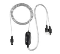 USB MIDI Converter Cable for Music Editing and Recording with Built-in Drivers 190cm