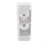 USB Mini Air Conditioner Portable Air Cooler with 3 Adjustable Speeds Quiet Fan and Hanging Hook Compact Design for Desktop Use in Various Settings (3600mAh)