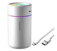 USB Mini Air Humidifier & Essential Oil Diffuser Battery-Free Aromatherapy Diffuser for Car, Home, Office, Bedroom Cool Mist Air Freshener for Travel & Relaxation - Powered by USB Cable